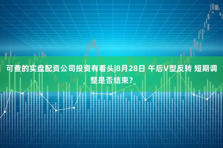 可查的实盘配资公司投资有看头|8月28日 午后V型反转 短期调整是否结束？